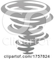 Tornado Twister Hurricane Or Cyclone Icon Concept by AtStockIllustration