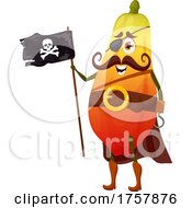 Poster, Art Print Of Pirate Papaya Mascot