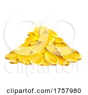 Poster, Art Print Of Gold Coins