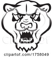 Poster, Art Print Of Cougar Or Leopard Mascot Head