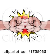 Fists Boxing Bump Punch Cartoon Explosion