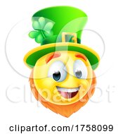 Poster, Art Print Of Leprechaun Emoticon Emoji Face Cartoon Icon