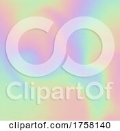 Poster, Art Print Of Rainbow Coloured Hologram Background