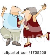 Cartoon Couple Dancing