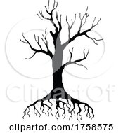 Poster, Art Print Of Silhouetted Bare Tree