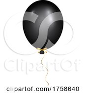 Black Party Balloon