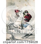 Poster, Art Print Of Horseback Napoleon Crossing The Alps
