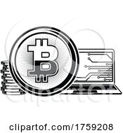 Poster, Art Print Of Bitcoin Design