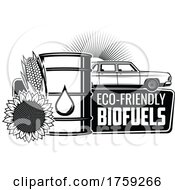 Poster, Art Print Of Car And Eco Friendly Bio Fuels