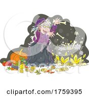 Poster, Art Print Of Witch Doing Magic