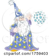 Poster, Art Print Of Wizard Doing Magic