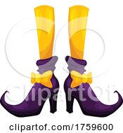 Witch Legs And Shoes by Vector Tradition SM