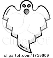 Poster, Art Print Of Ghost Halloween Icon