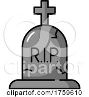 Tombstone Halloween Icon