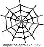Poster, Art Print Of Spider Web Halloween Icon