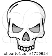Poster, Art Print Of Skull Halloween Icon
