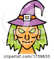 Poster, Art Print Of Witch Halloween Icon