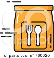 Poster, Art Print Of Restaurant Take Out Icon