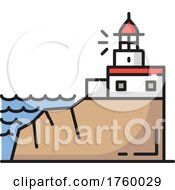 Poster, Art Print Of Lighthouse Icon