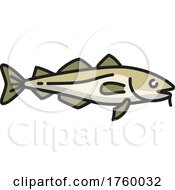 Poster, Art Print Of Anchovy Fish Icon