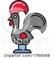 Poster, Art Print Of Barcelos Rooster Icon