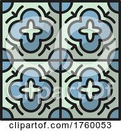 Poster, Art Print Of Azulejo Tiles Icon