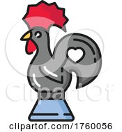 Poster, Art Print Of Barcelos Rooster Icon