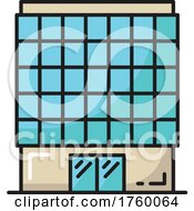 Poster, Art Print Of Building Icon