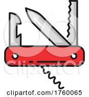 Poster, Art Print Of Swiss Army Knife Icon