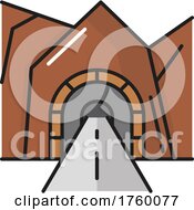 Poster, Art Print Of Tunnel Icon