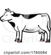 Poster, Art Print Of Cow Icon