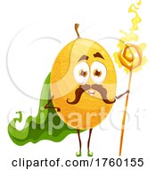 Lemon Wizard Mascot by Vector Tradition SM