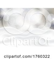 Poster, Art Print Of Christmas Snow Background