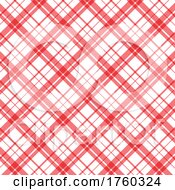 Poster, Art Print Of Christmas Themed Plaid Pattern Background