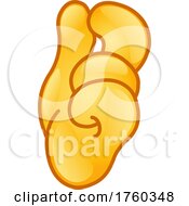 Poster, Art Print Of Yellow Emoticon Hand