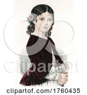 Poster, Art Print Of Portrait Of A Girl