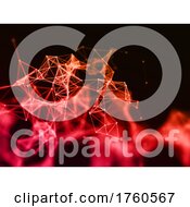 Poster, Art Print Of 3d Abstract Network Communications Background Design