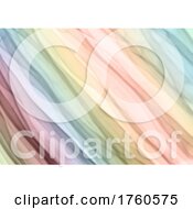 Poster, Art Print Of Rainbow Coloured Hand Painted Watercolour Background