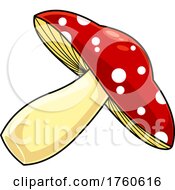 Poster, Art Print Of Cartoon Mushroom