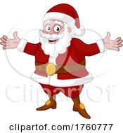 Santa Claus Christmas Cartoon Mascot by AtStockIllustration