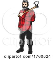 Poster, Art Print Of Lumberjack