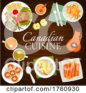 Poster, Art Print Of Canadian Cuisine