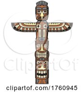 Poster, Art Print Of Totem Pole