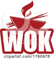Poster, Art Print Of Wok And Chopsticks