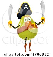 Poster, Art Print Of Pear Pirate