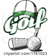 Poster, Art Print Of Golf Design