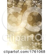 Poster, Art Print Of Gold Christmas Background