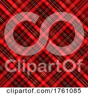 Christmas Plaid Pattern Background by KJ Pargeter