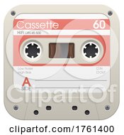 3d Cassette Tape Icon