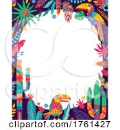 Poster, Art Print Of Mexico Themed Border